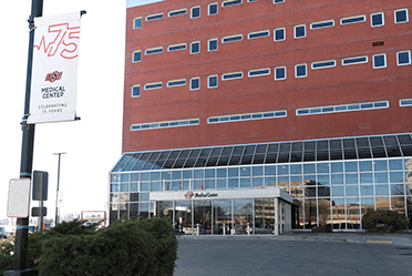 OSU medical center hospital building.